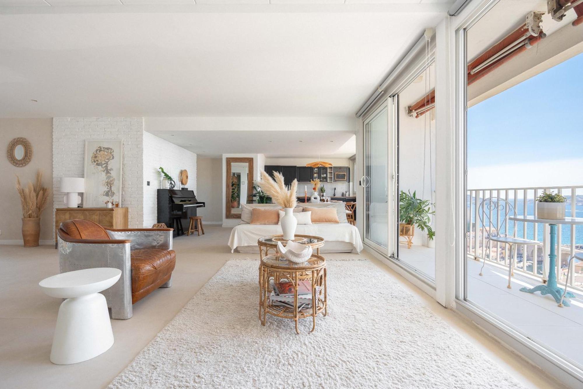 Apartment Serenity Escape - Sea View & Sunset Marseille