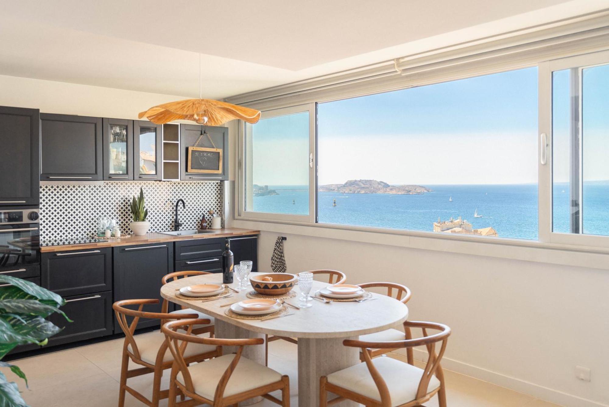 Apartment Serenity Escape - Sea View & Sunset Marseille